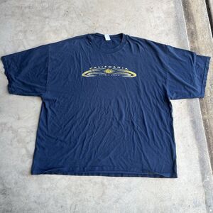 Vintage 90s UC California Berkeley Navy y2k Graphic T Shirt  Mens size 3XL